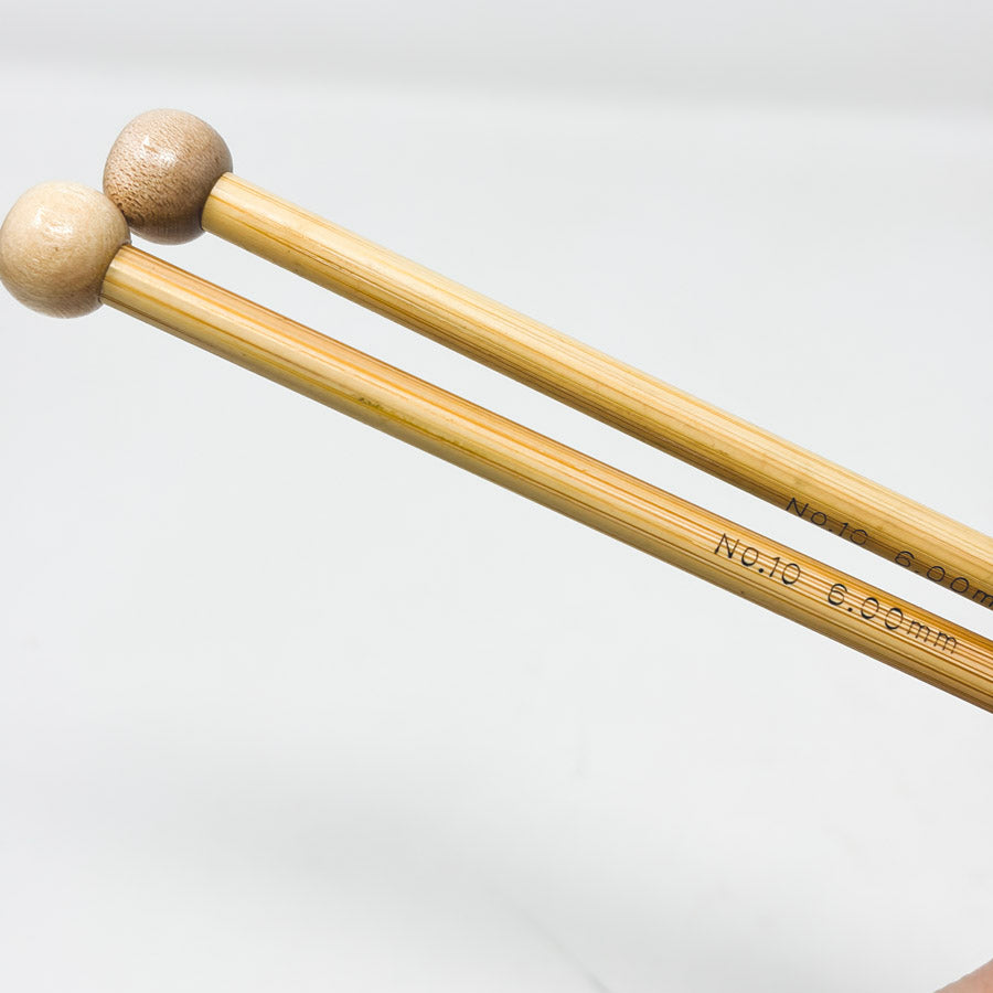 #10 Bamboo Knitting Needles
