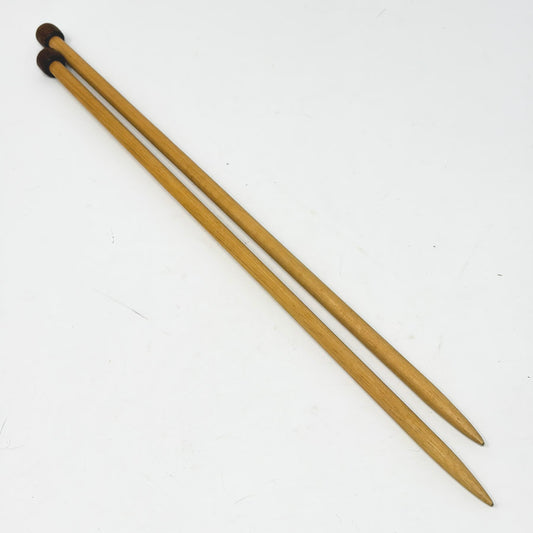 Bamboo Knitting Needles - Dark Tops
