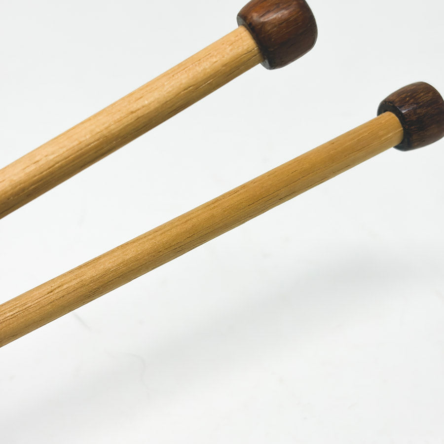 Bamboo Knitting Needles - Dark Tops