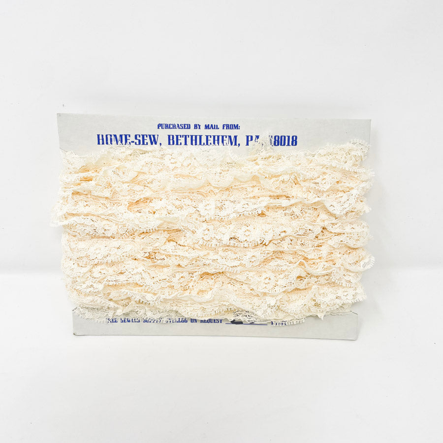 Home Sew Cream Ruffled Lace