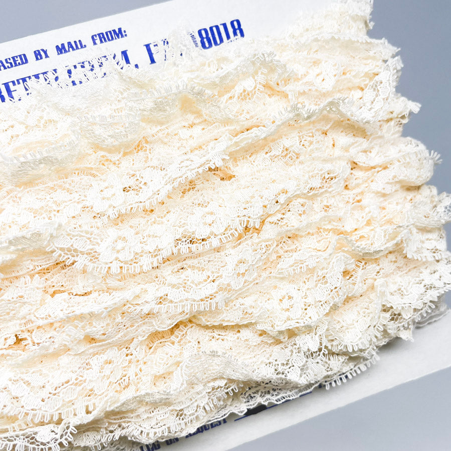 Home Sew Cream Ruffled Lace