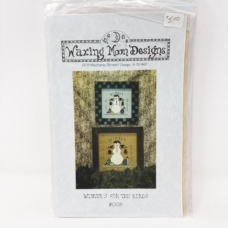 Winter's For The Birds – Waxing Moon Designs Cross Stitch Pattern