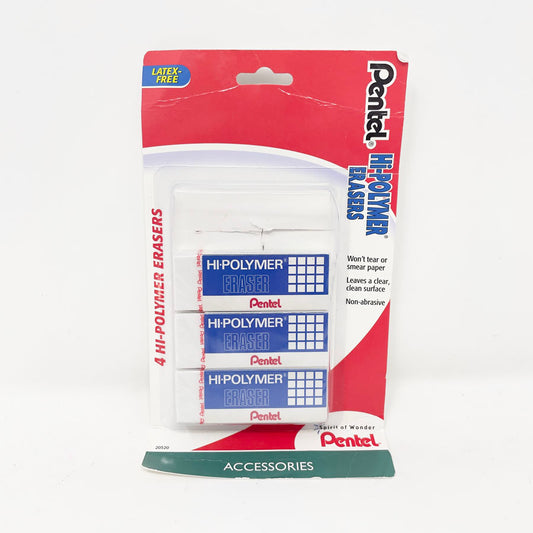 Pentel Hi-Polymer Erasers Pack