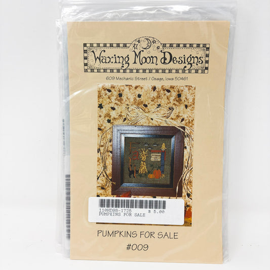 Pumpkins For Sale – Waxing Moon Designs Cross Stitch Pattern