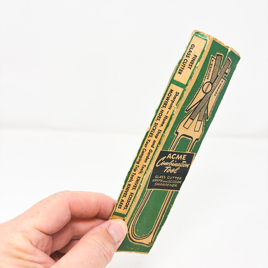Vintage Acme Glass Cutter and Scissor Sharpener