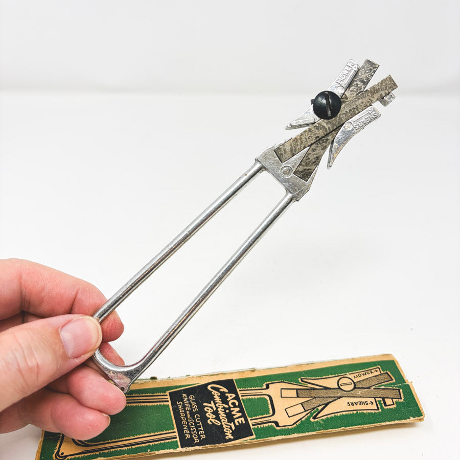 Vintage Acme Glass Cutter and Scissor Sharpener