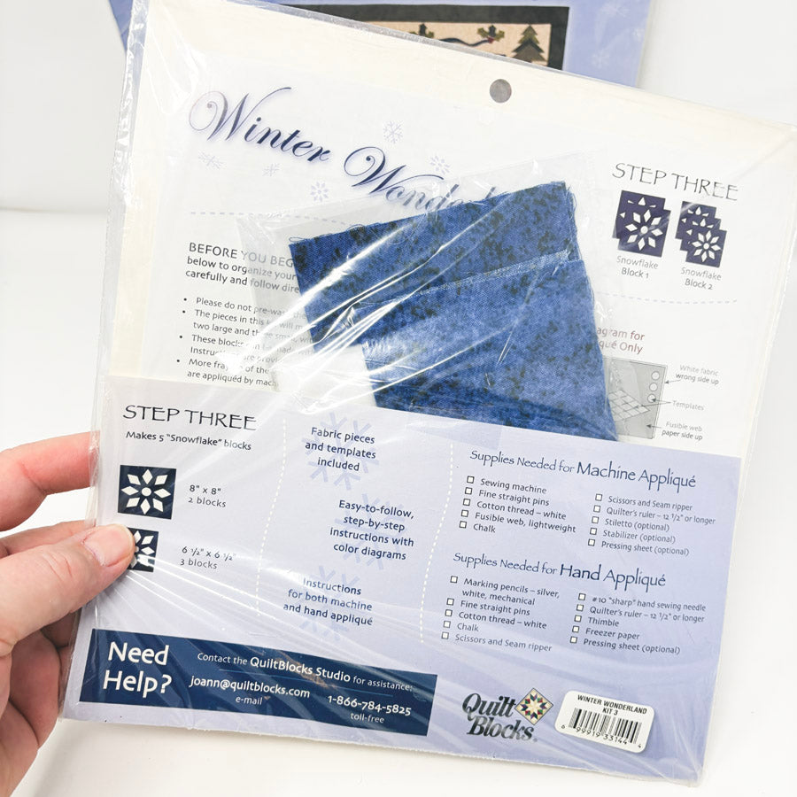 Quilt Blocks Winter Wonderland Quilt Panel Kits