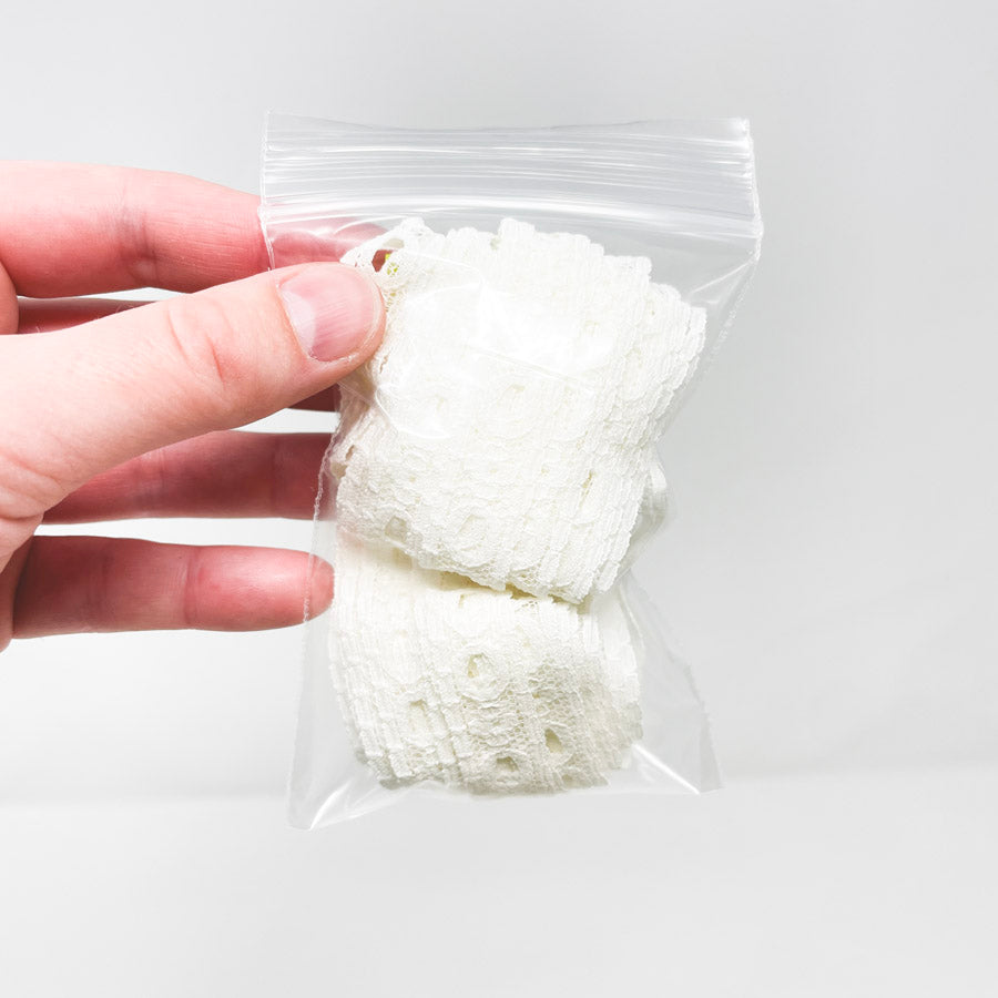 9 Yards White Eyelet Lace