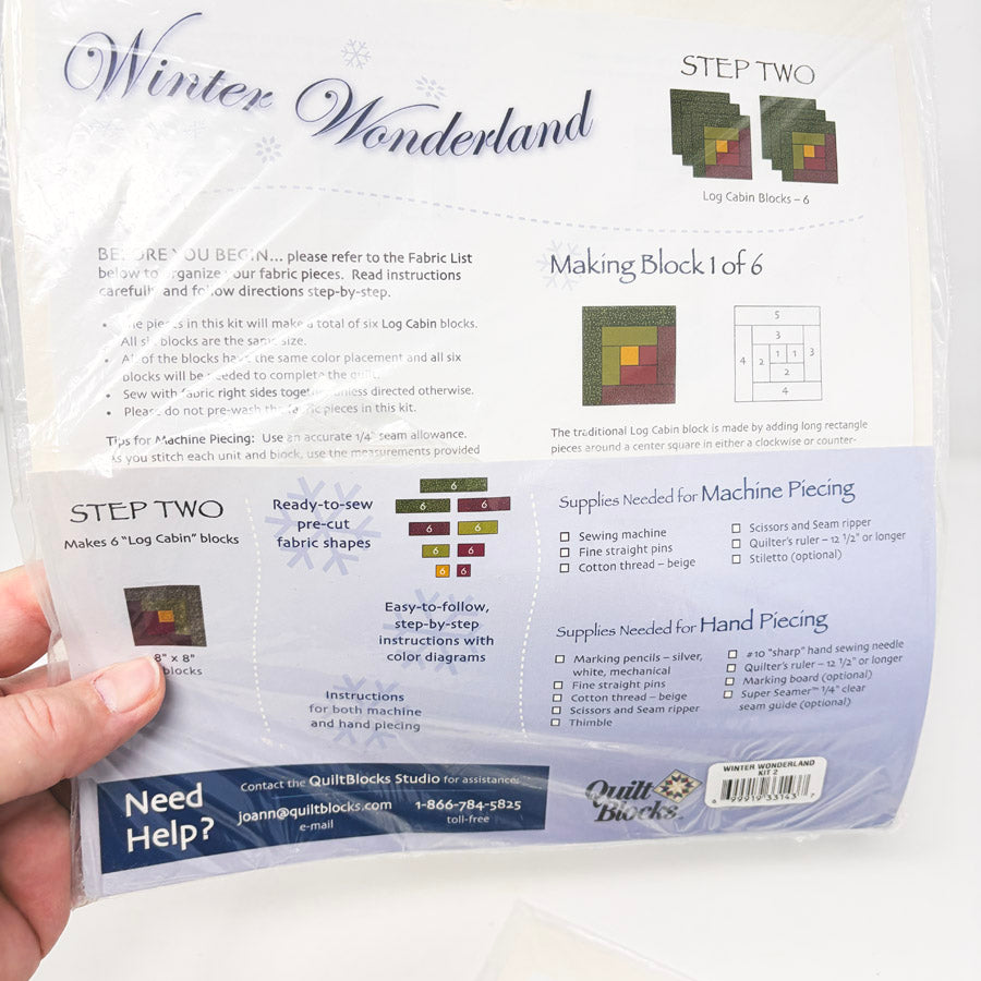 Quilt Blocks Winter Wonderland Quilt Panel Kits