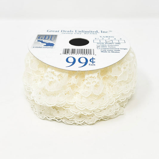 Cream Nylon Lace Roll