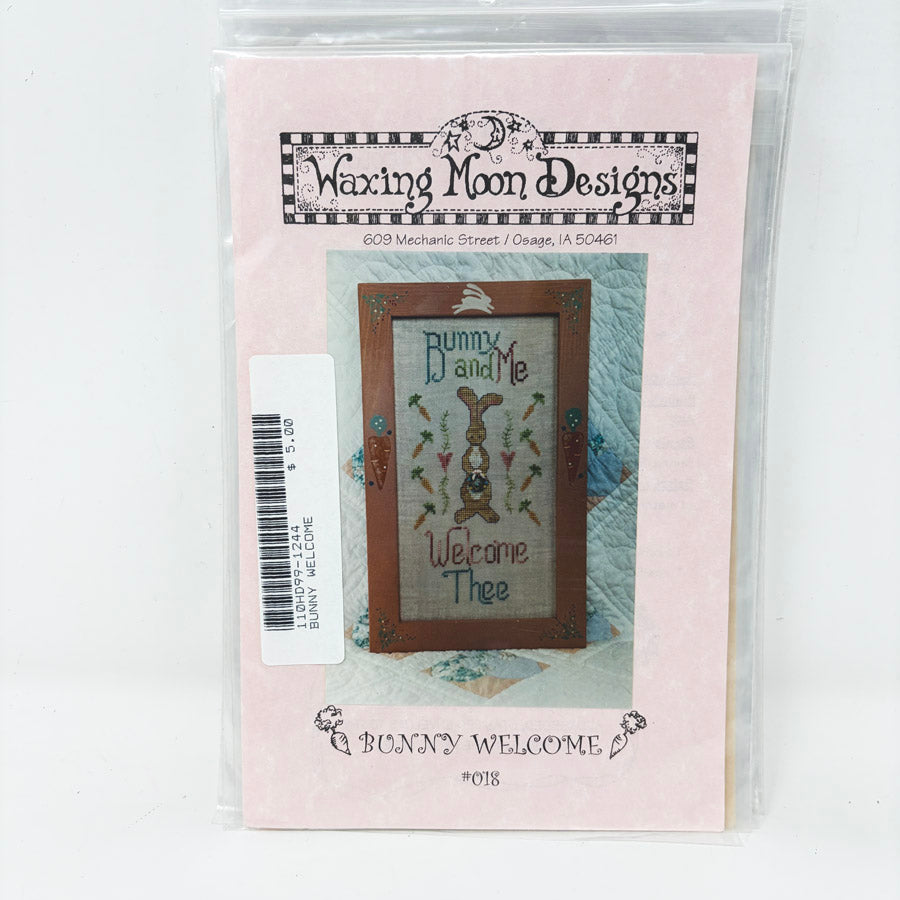 Bunny Welcome – Waxing Moon Designs Cross Stitch Pattern