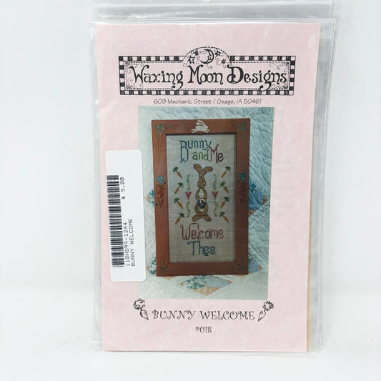 Bunny Welcome – Waxing Moon Designs Cross Stitch Pattern