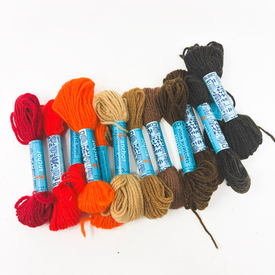 Autumn - Bundle of Anchor Tapestry Wool Yarn (13)