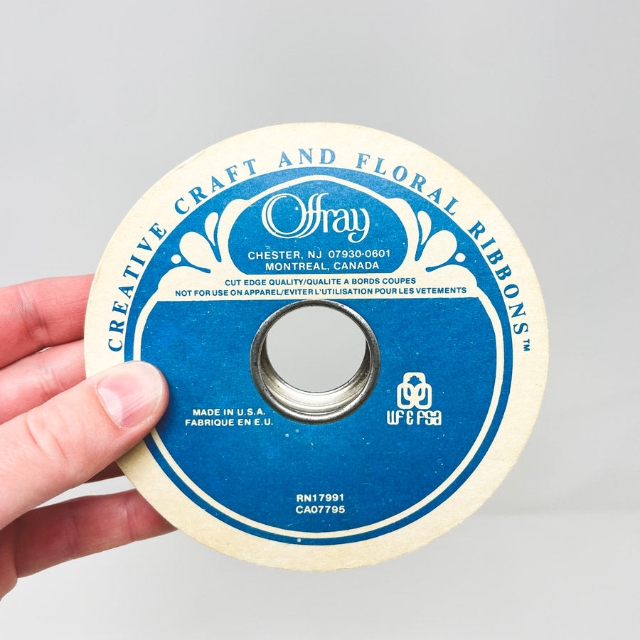 Offray Pink Floral Lace Roll