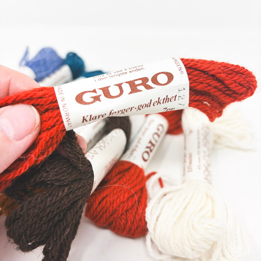 Bundle of Guro Tapestry Wool Yarn (8)