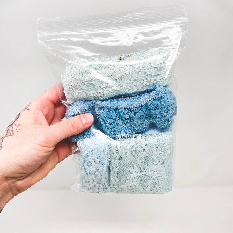 Bundle of Soft Blue Lace