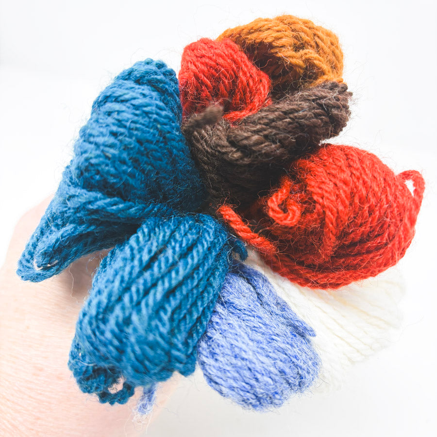 Bundle of Guro Tapestry Wool Yarn (8)