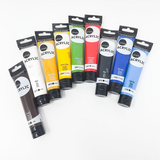 Daler Rowney Acrylic Paint Set (9)