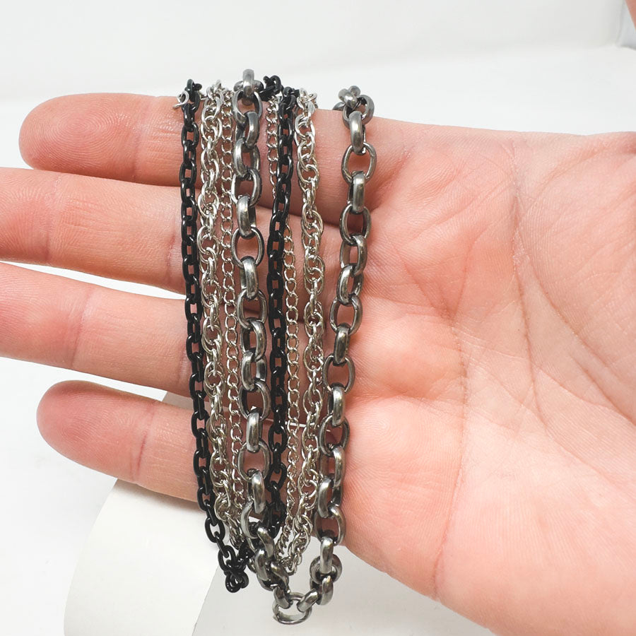 Assorted Carded Metal Chains - Pick a Style