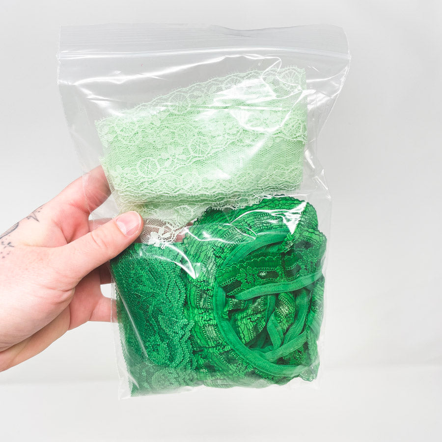 Bundle of Green Lace