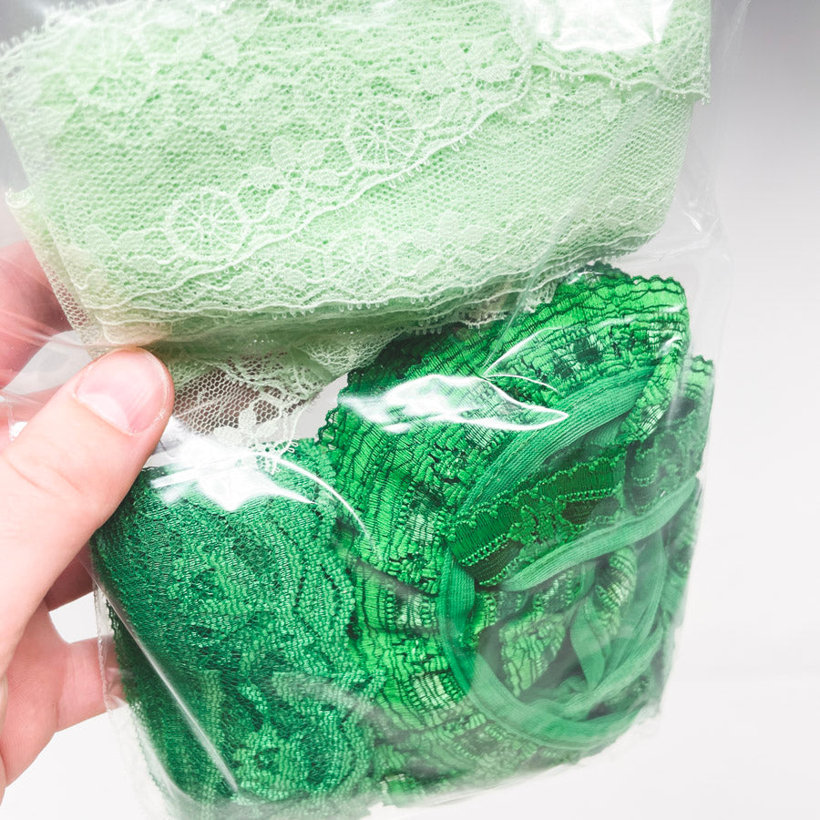 Bundle of Green Lace