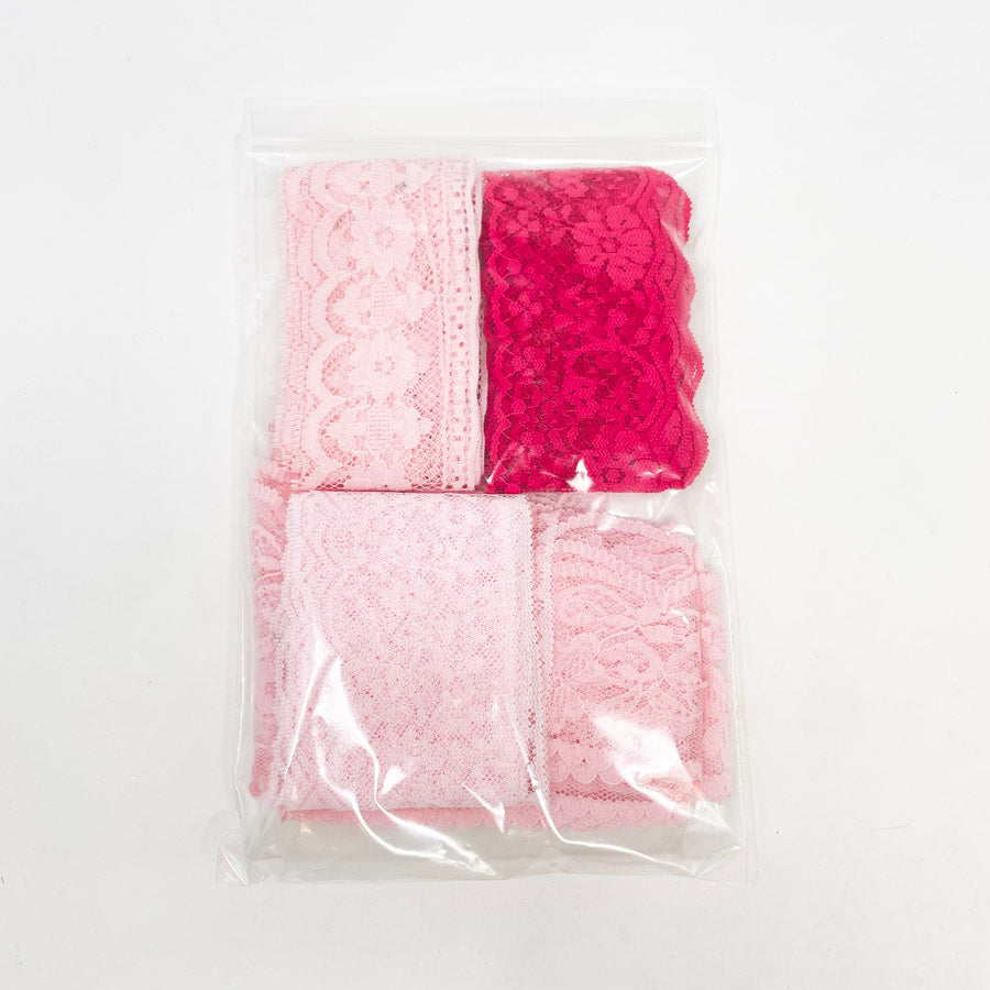 Bundle of Pink Lace