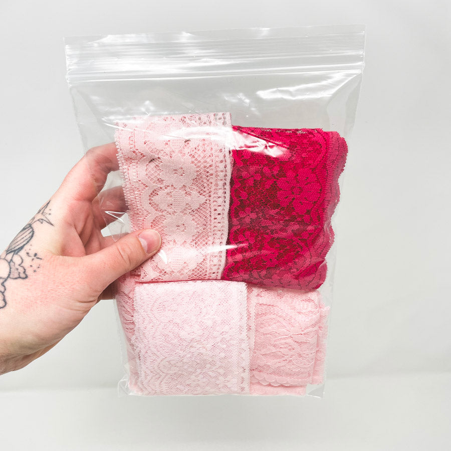 Bundle of Pink Lace