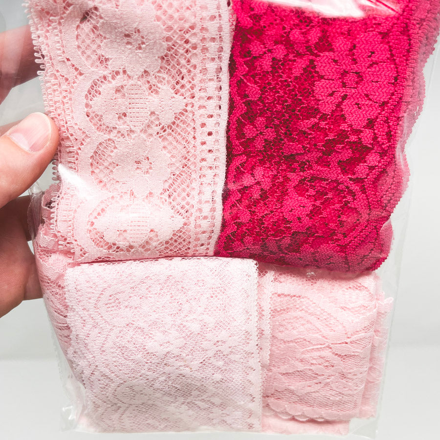 Bundle of Pink Lace
