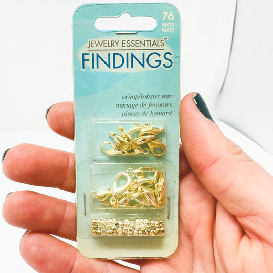 Jewelry Essentials Findings - Crimp/Lobster Mix