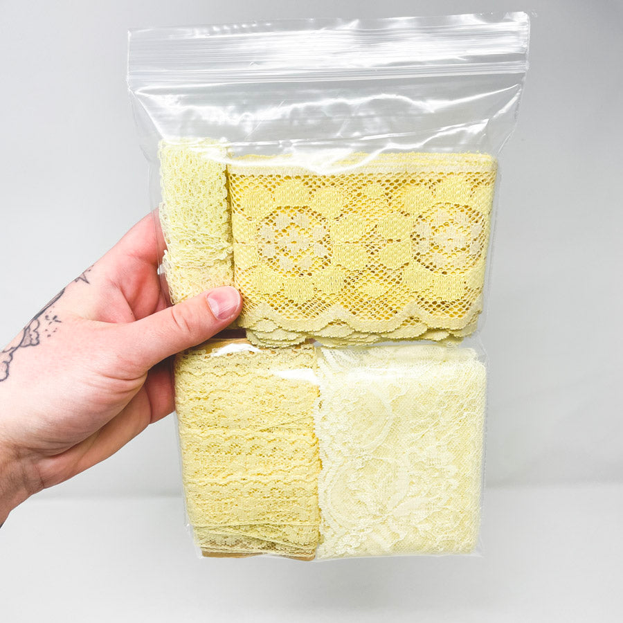 Bundle of Yellow Lace