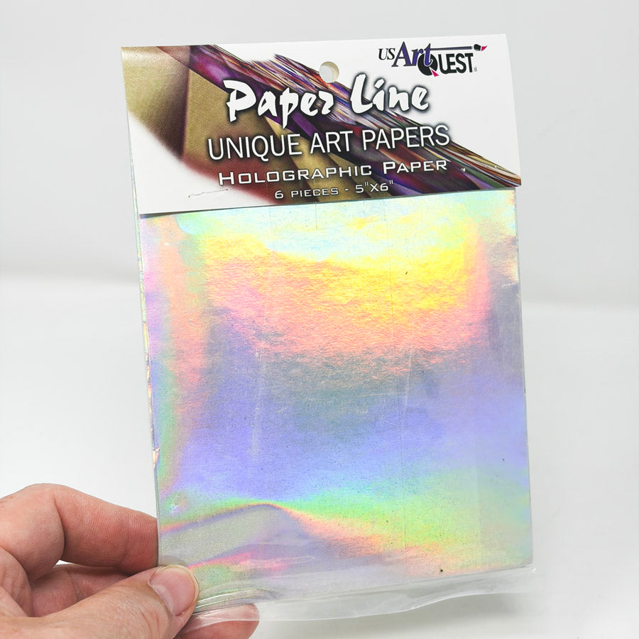 5" x 6" Holographic Paper Sheets