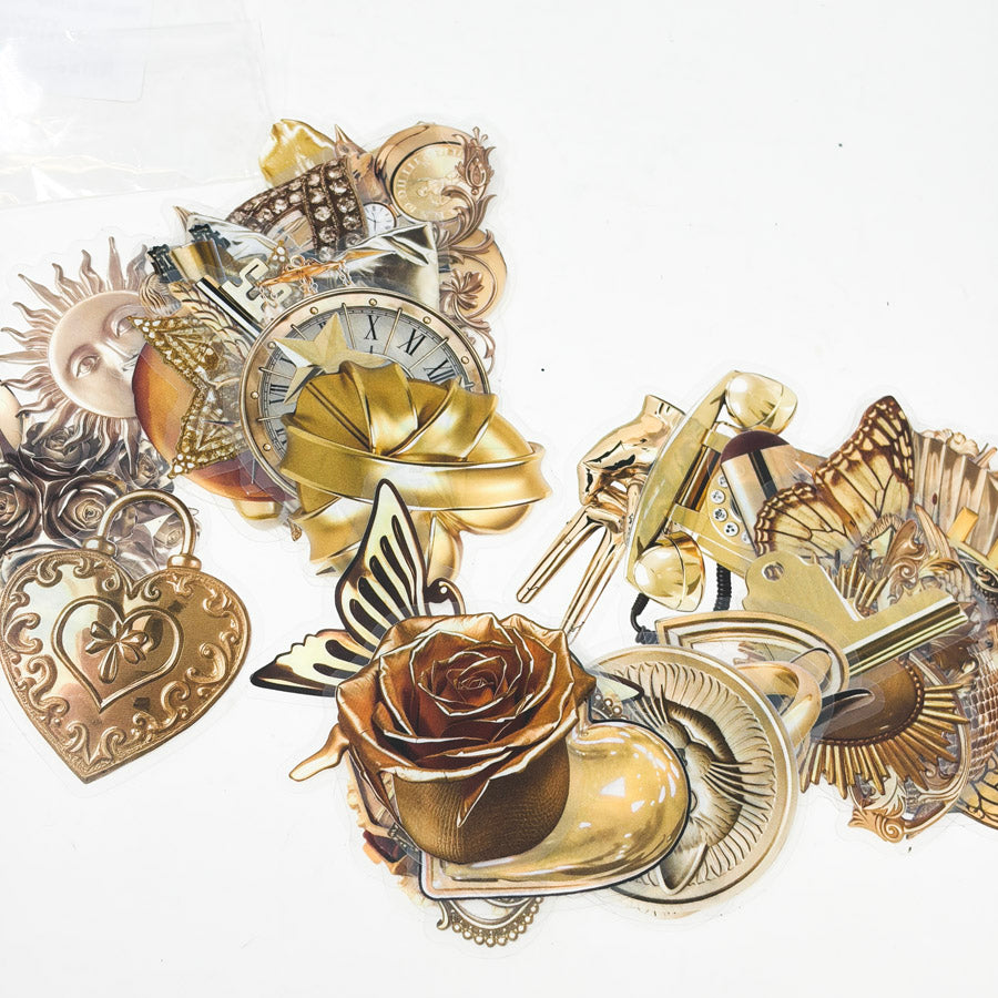 Pack of Die Cut Stickers – Made to Look Like Metals