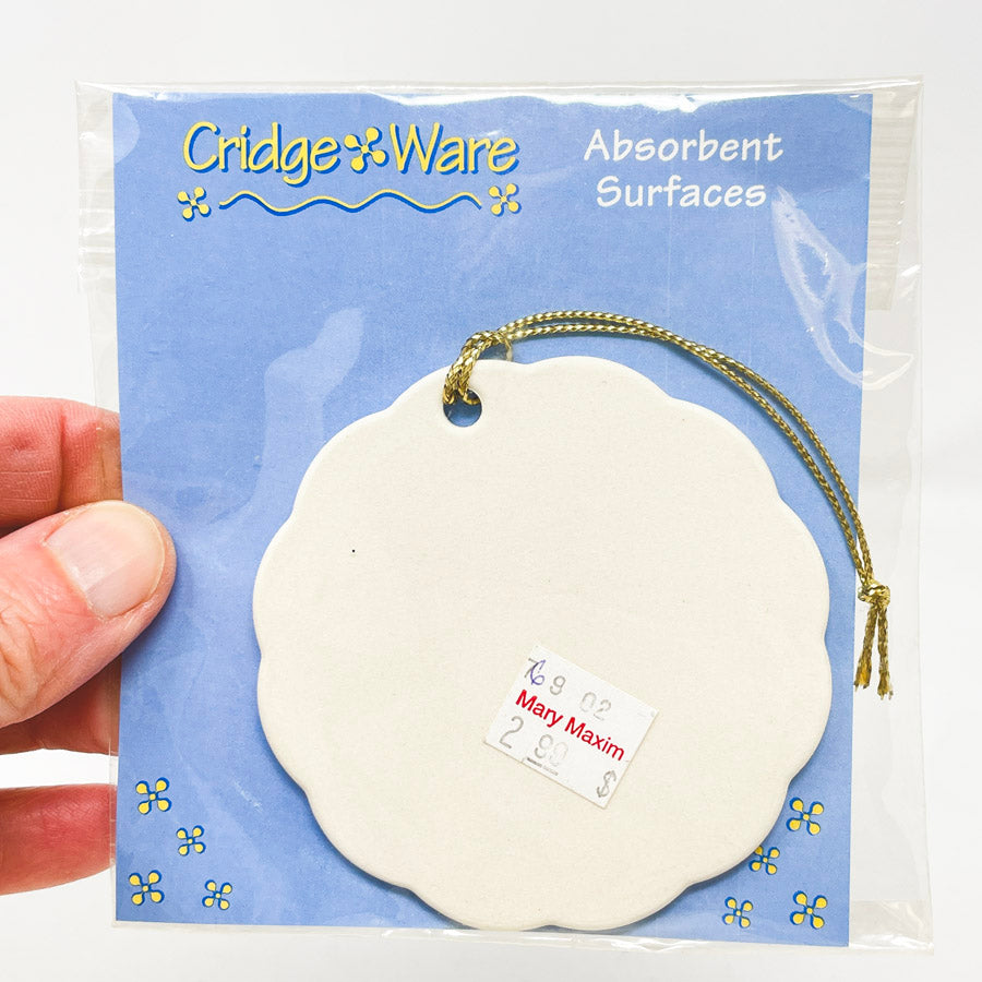 Cridge Ware Scalloped Ornament (1)