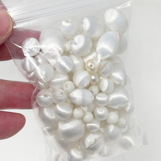 White Bead Variety Pack - Pearlized