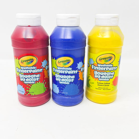 Crayola 3ct Washable Fingerpaints (Set)