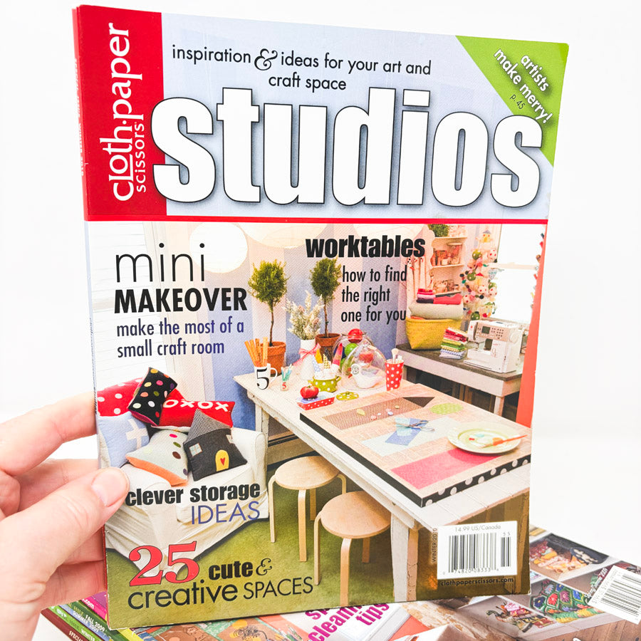 Cloth Paper Scissors Studio Magazines