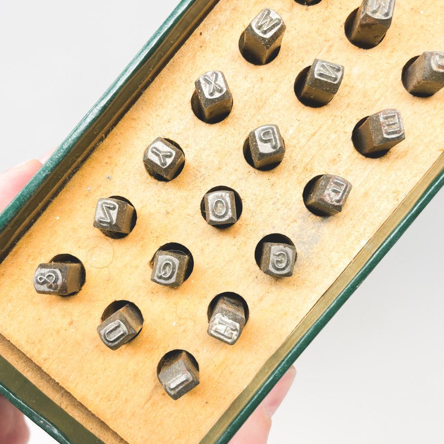 Ace Steel Letter & Number Stamp Set