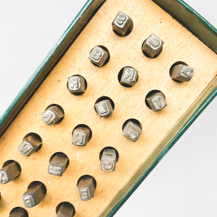 Ace Steel Letter & Number Stamp Set