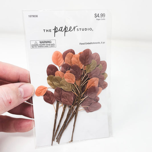 The Paper Studio Floral Embellishments - Leaves