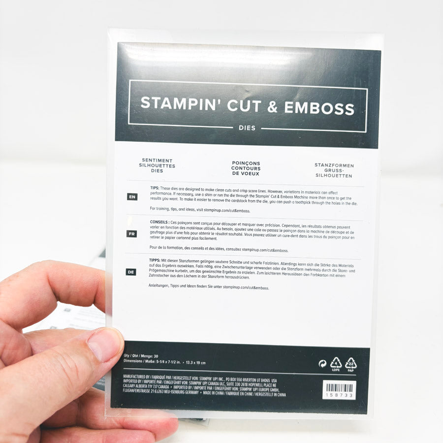 Stampin' Cut & Emboss Sets by Stampin' Up