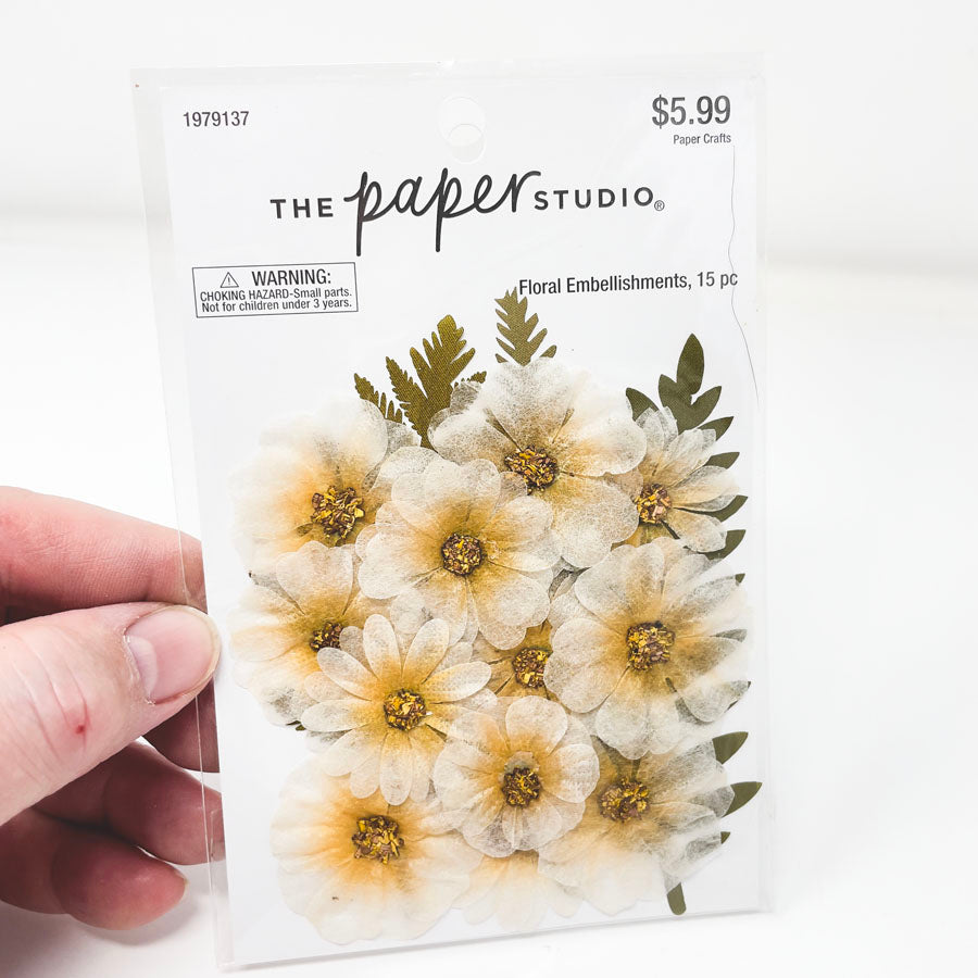 The Paper Studio Floral Embellishments - Flowers