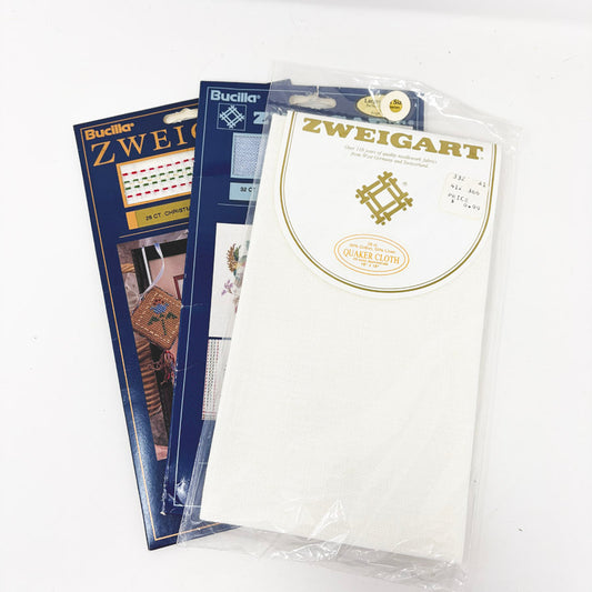 Zweigart Cross Stitch Fabrics - Pick a Pack