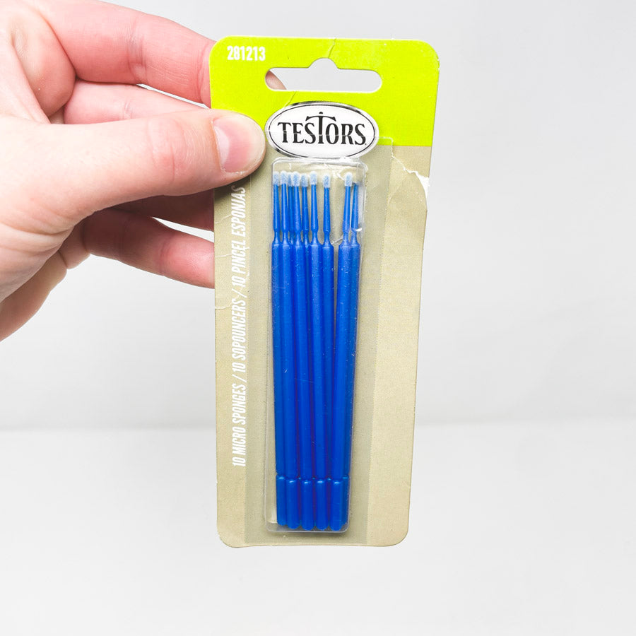 10 Testors Micro Sponges
