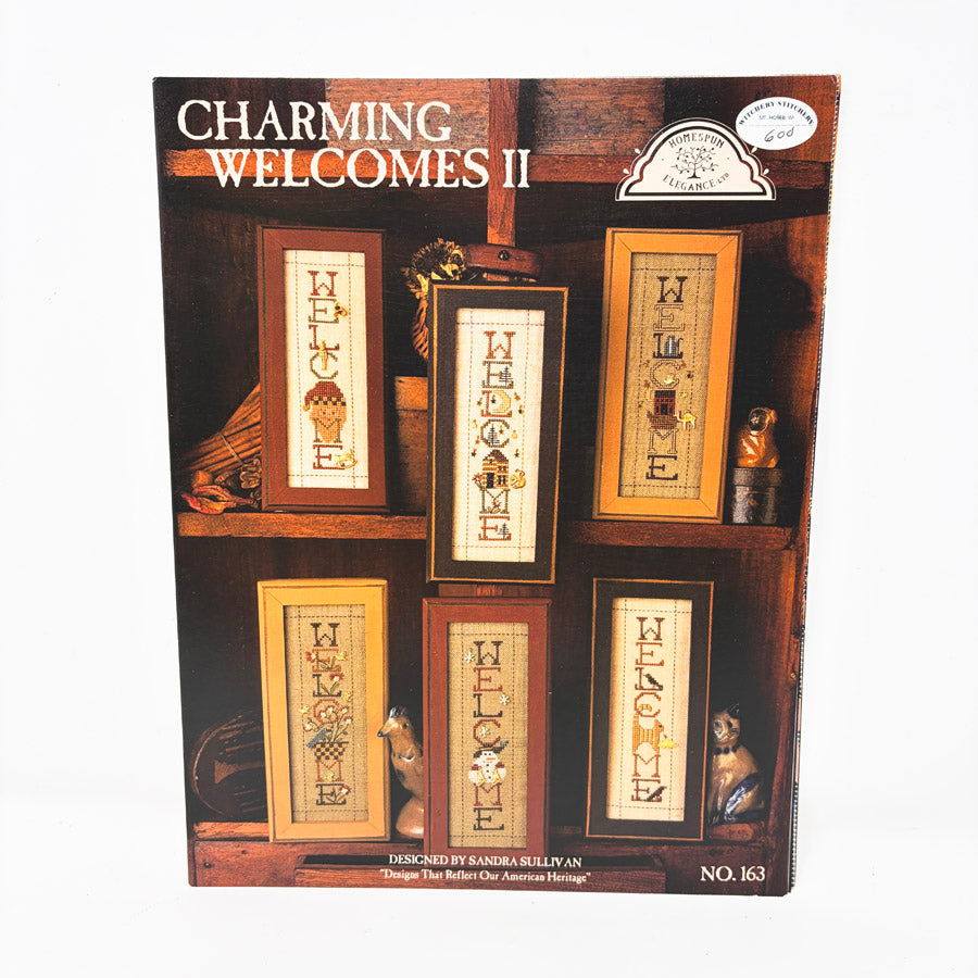 Charming Welcomes 1-3  – Homespun Elegance Cross Stitch Pattern Leaflet