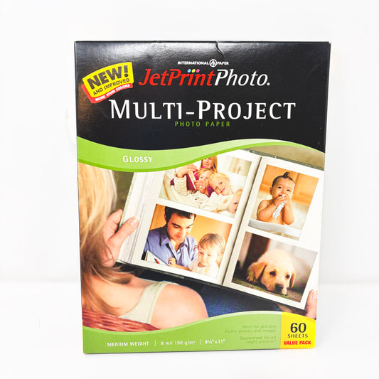 International Paper JetPrint Glossy Photo Paper - 8.5" x 11"
