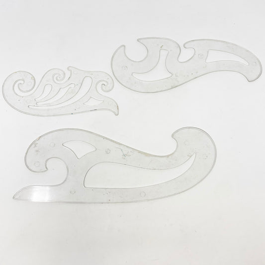 Set of Three French Curves