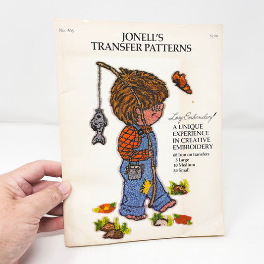 Vintage Jonell's Loop Embroidery Transfer Patterns