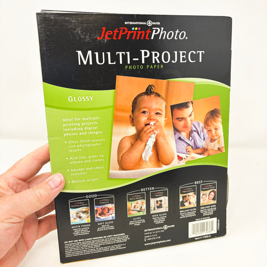 International Paper JetPrint Glossy Photo Paper - 8.5" x 11"
