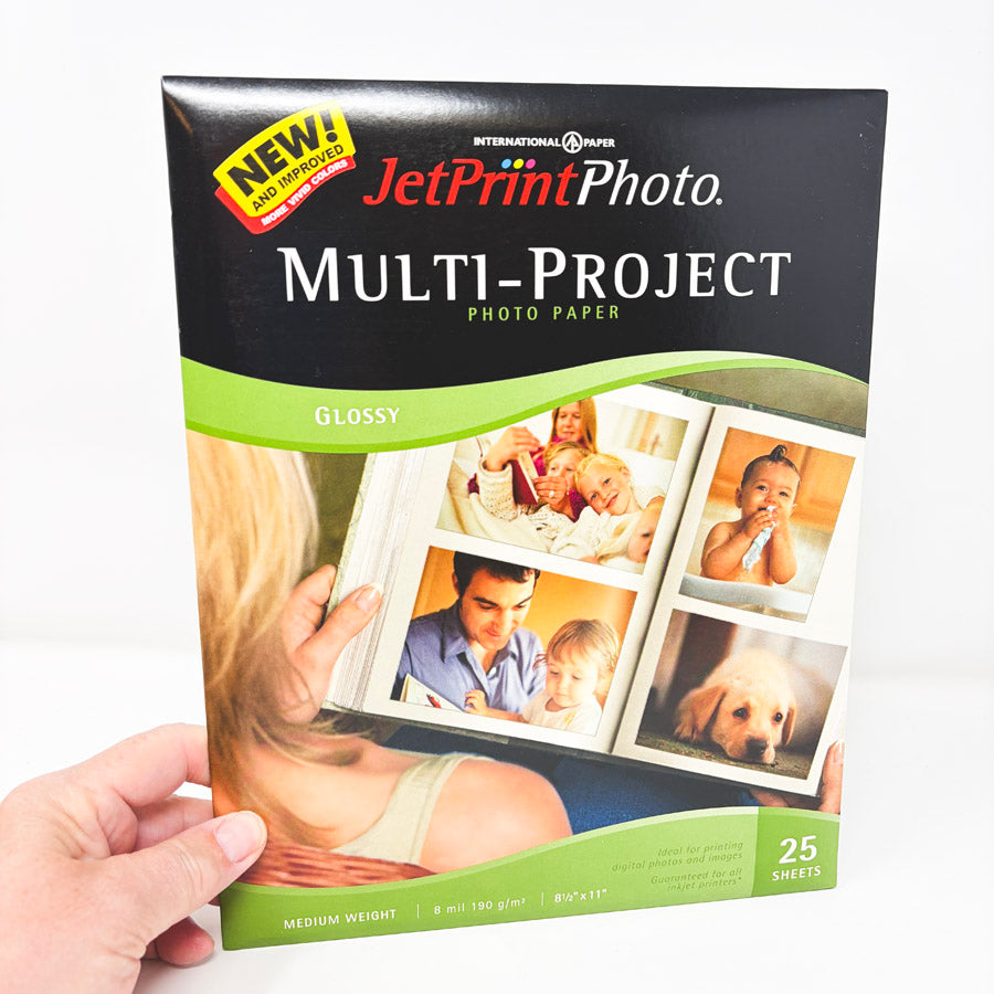International Paper JetPrint Glossy Photo Paper - 8.5" x 11"