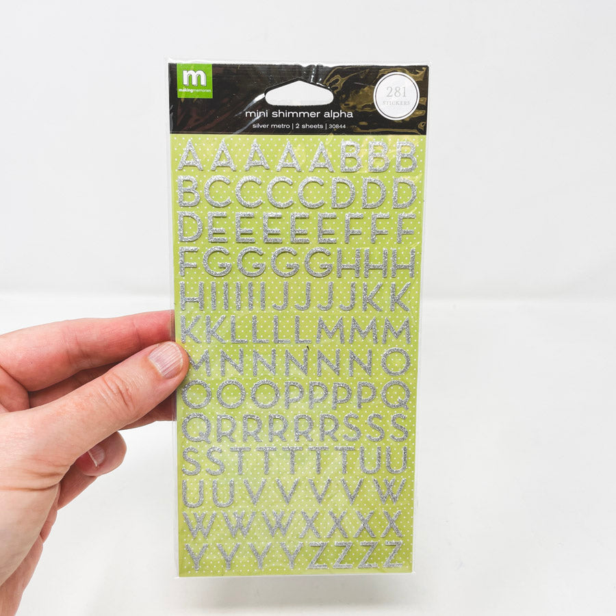 Alphabet Stickers Glittered (1)
